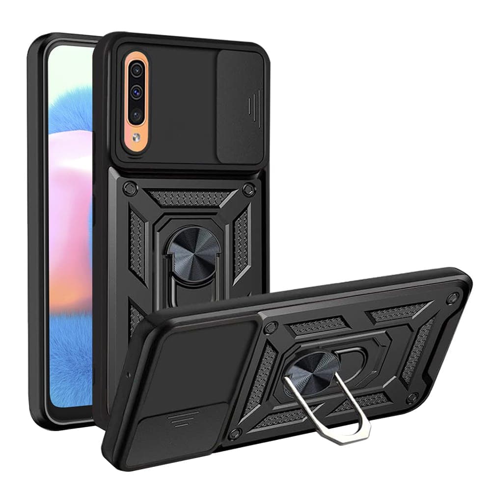 Techsuit CamShield Series - θήκη για Samsung Galaxy A30s / A50 A50s - Μαύρο