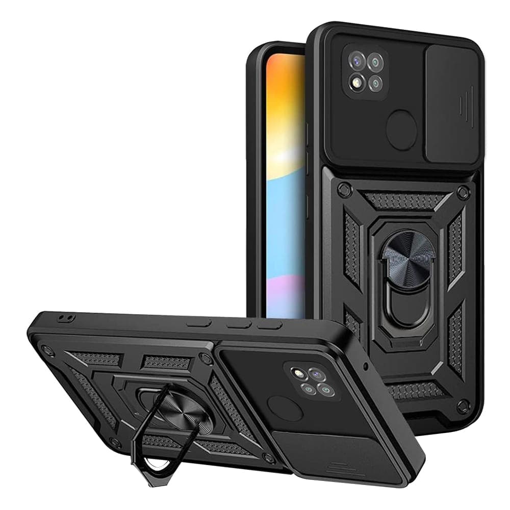 Techsuit CamShield Series - θήκη για Xiaomi Redmi 9C / NFC - Μαύρο
