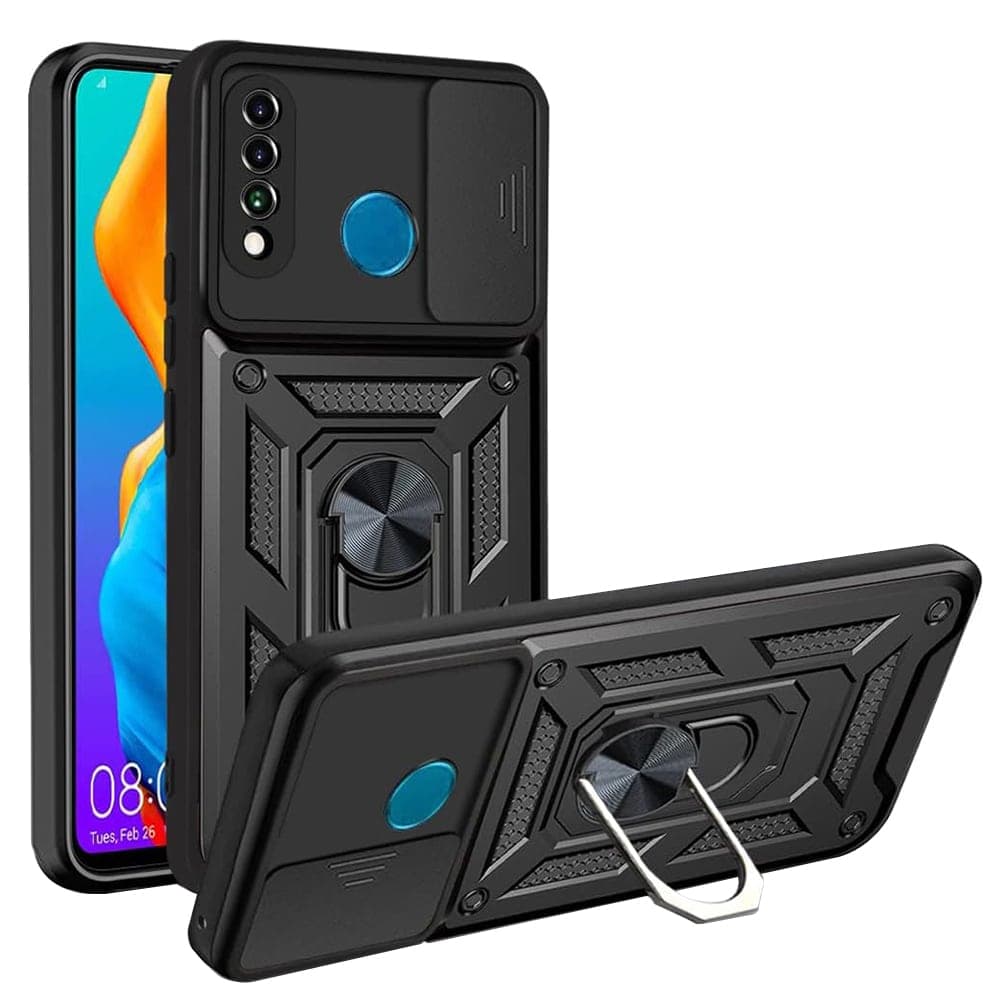 Techsuit CamShield Series - θήκη για Huawei P30 Lite / New Edition - Μαύρο