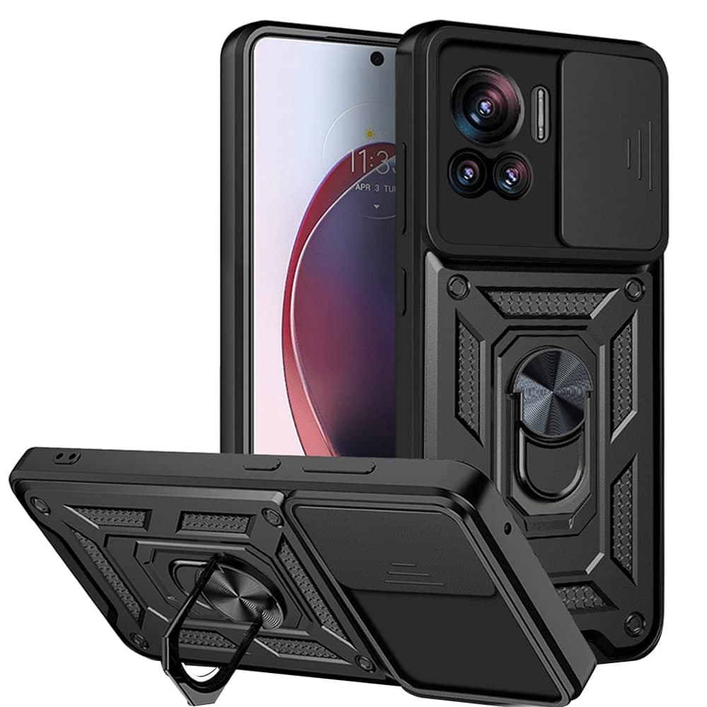 Techsuit CamShield Series - θήκη για Motorola Edge 30 Ultra - Μαύρο