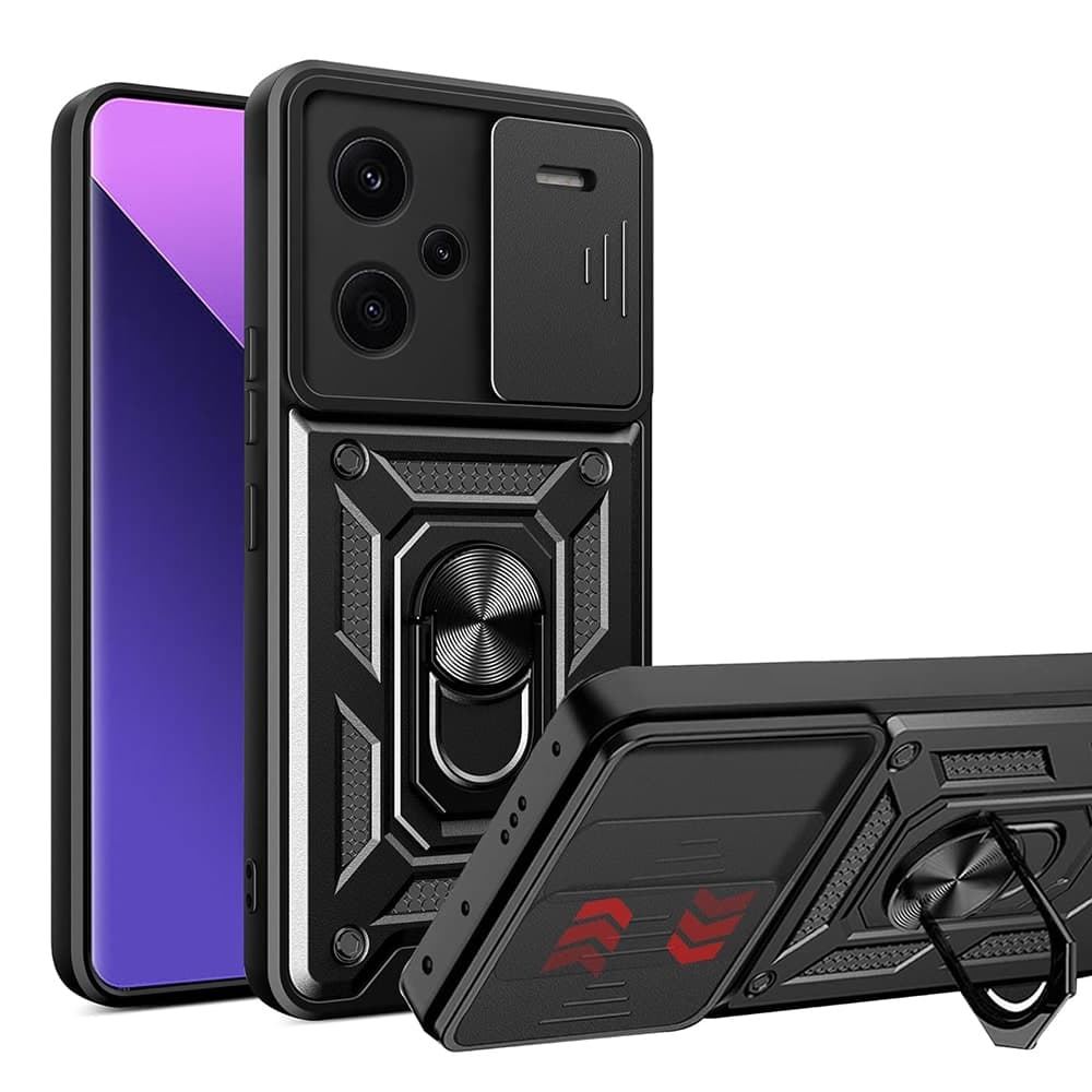 Techsuit CamShield Series - θήκη για Xiaomi Redmi Note 13 Pro+ 5G - Μαύρο