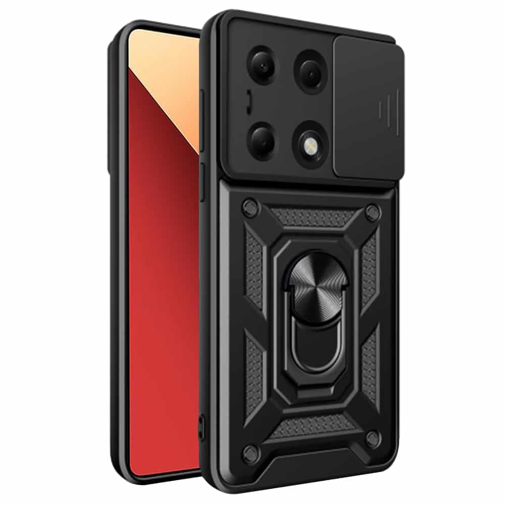 Techsuit CamShield Series - θήκη για Xiaomi Redmi Note 13 Pro / Poco M6 14S - Μαύρο