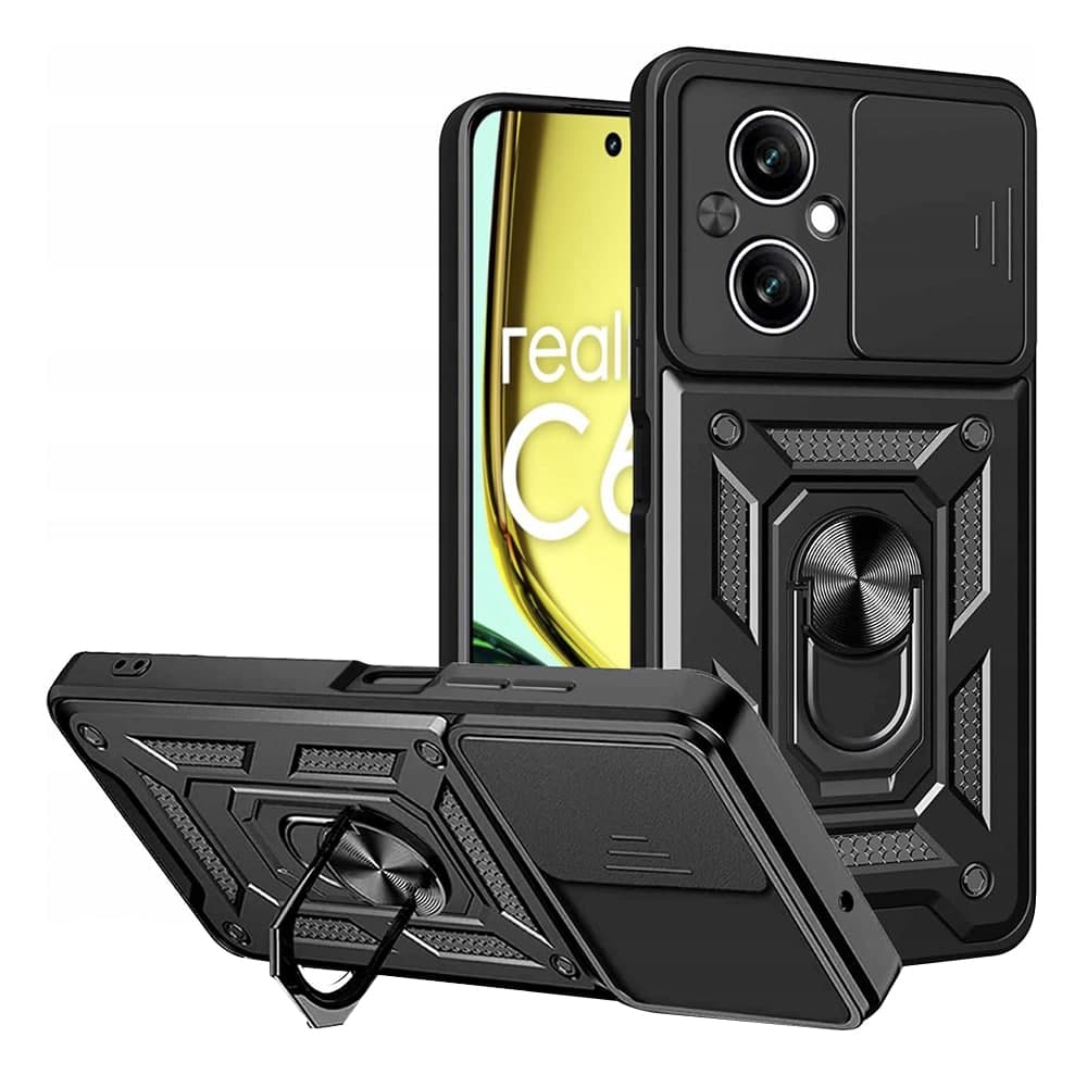 Techsuit CamShield Series - θήκη για Realme C67 4G - Μαύρο