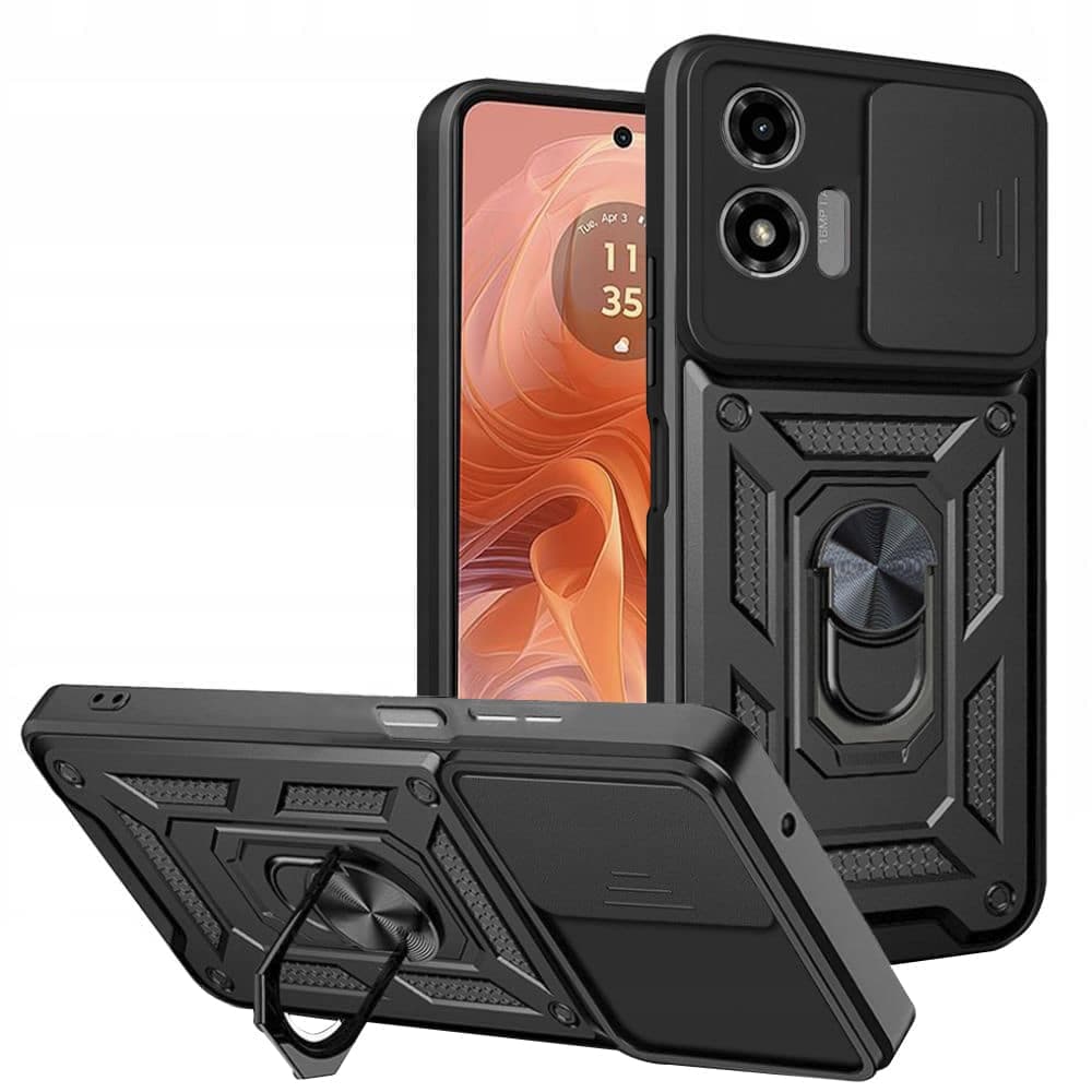 Techsuit CamShield Series - θήκη για Motorola Moto G04 / G04s G24 E14 - Μαύρο