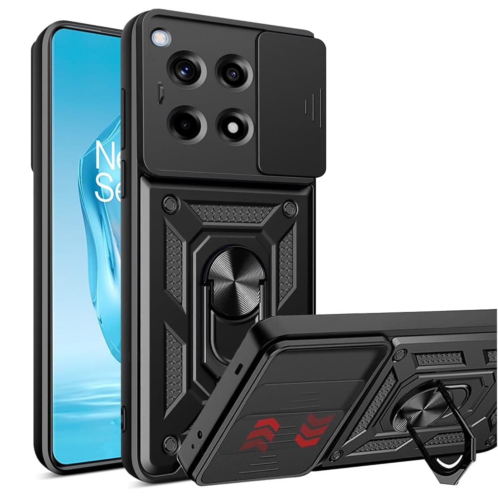 Techsuit CamShield Series - θήκη για Oneplus 12R - Μαύρο