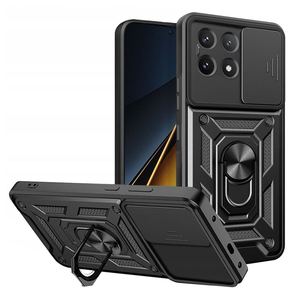 Techsuit CamShield Series - θήκη για Xiaomi Poco X6 Pro - Μαύρο