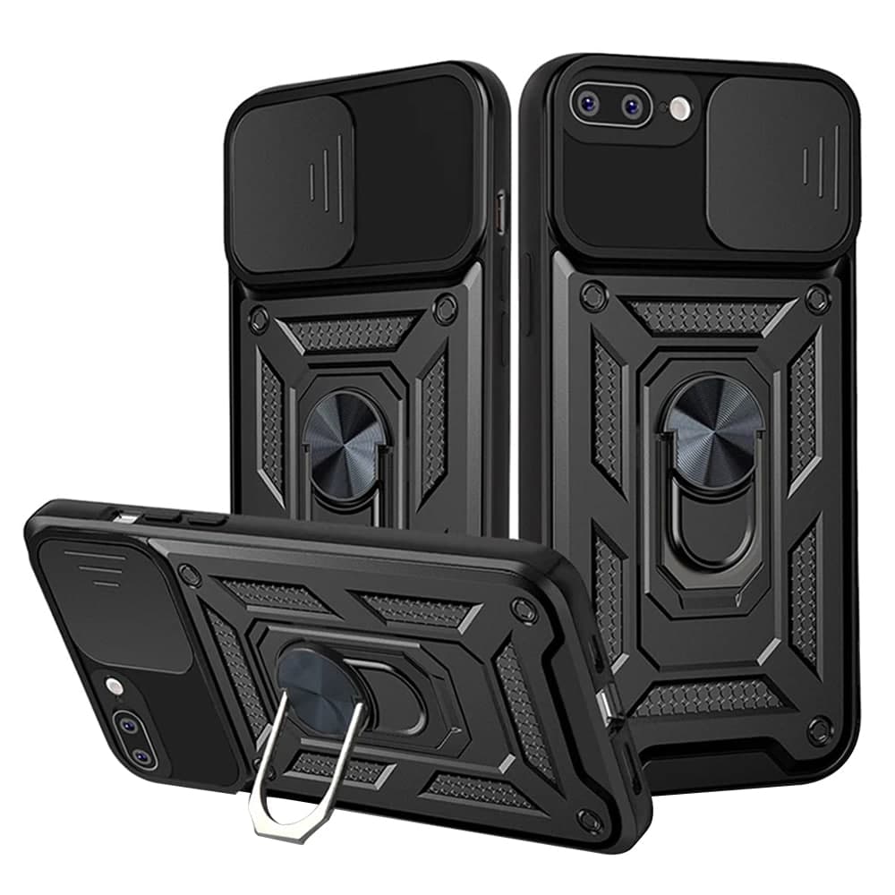 Techsuit CamShield Series - θήκη για Apple iPhone 7 Plus / 8 - Μαύρο