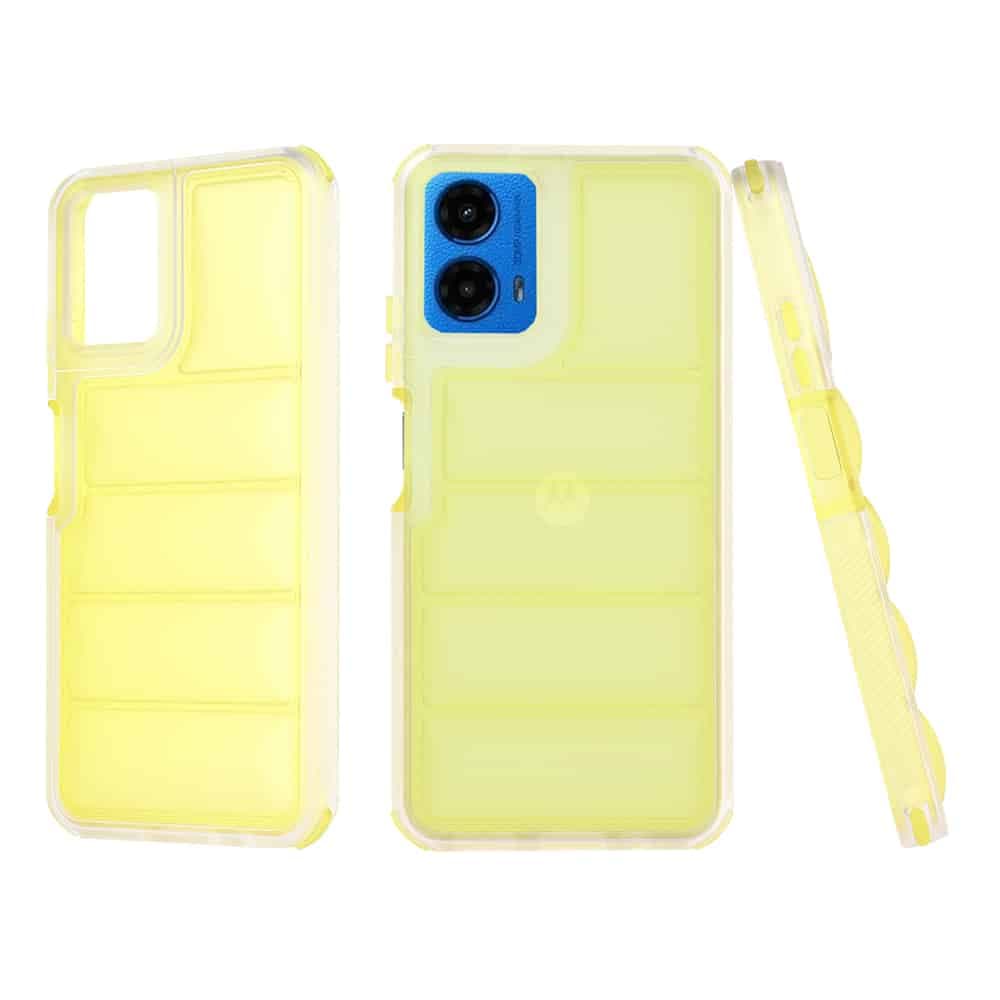 Techsuit Wave Shield - θήκη για Motorola Moto G34 - Κίτρινο