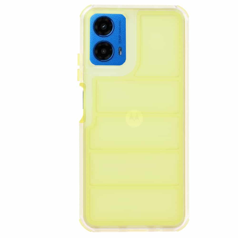 Techsuit Wave Shield - θήκη για Motorola Moto G34 - Κίτρινο 3