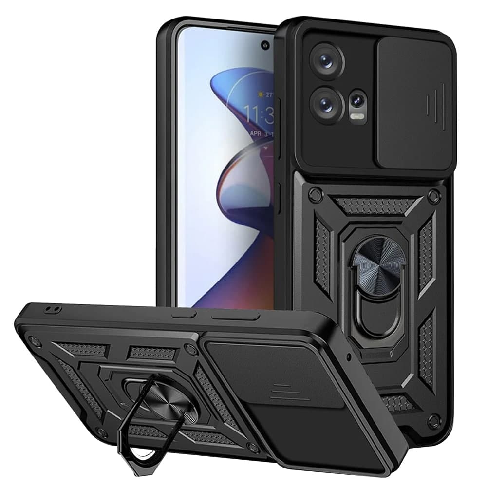 Techsuit CamShield Series - θήκη για Motorola Edge 30 Fusion - Μαύρο