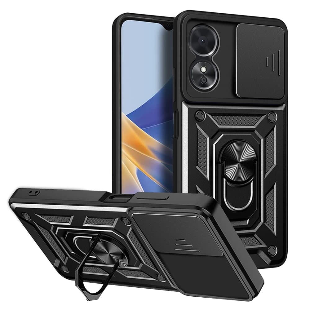Techsuit CamShield Series - θήκη για Oppo A17 - Μαύρο
