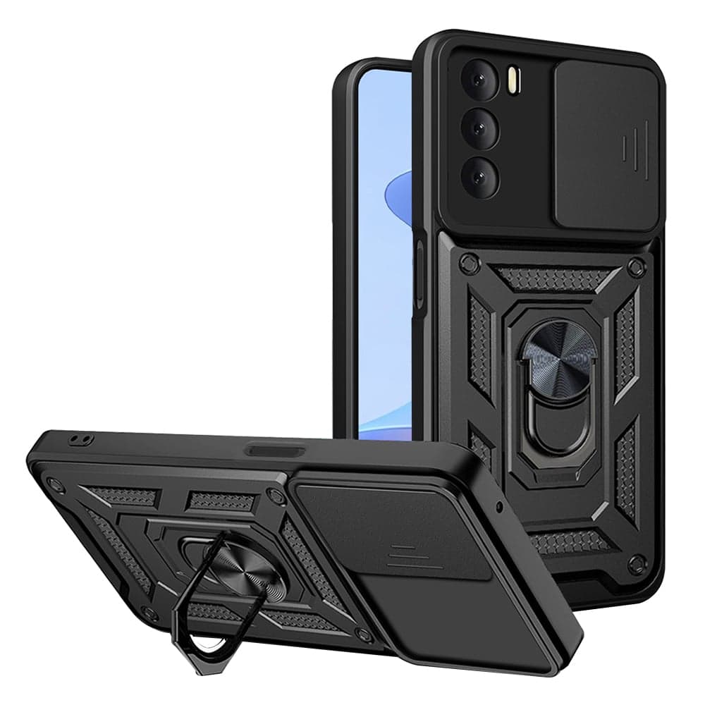 Techsuit CamShield Series - θήκη για Oppo A16 / A16s A54s - Μαύρο