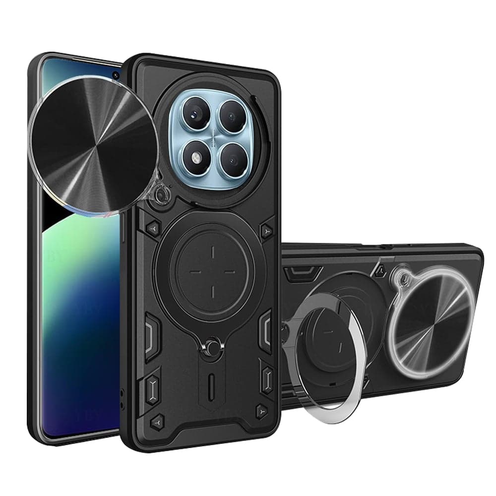 Techsuit CamGuard Pro - θήκη για Xiaomi Redmi Note 14 Pro / Poco F7 - Μαύρο