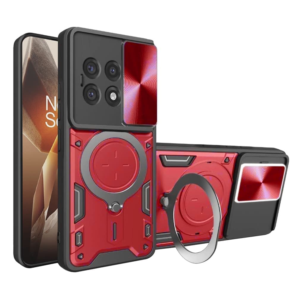 Techsuit CamGuard Pro - θήκη για Oneplus 13R - Κόκκινο