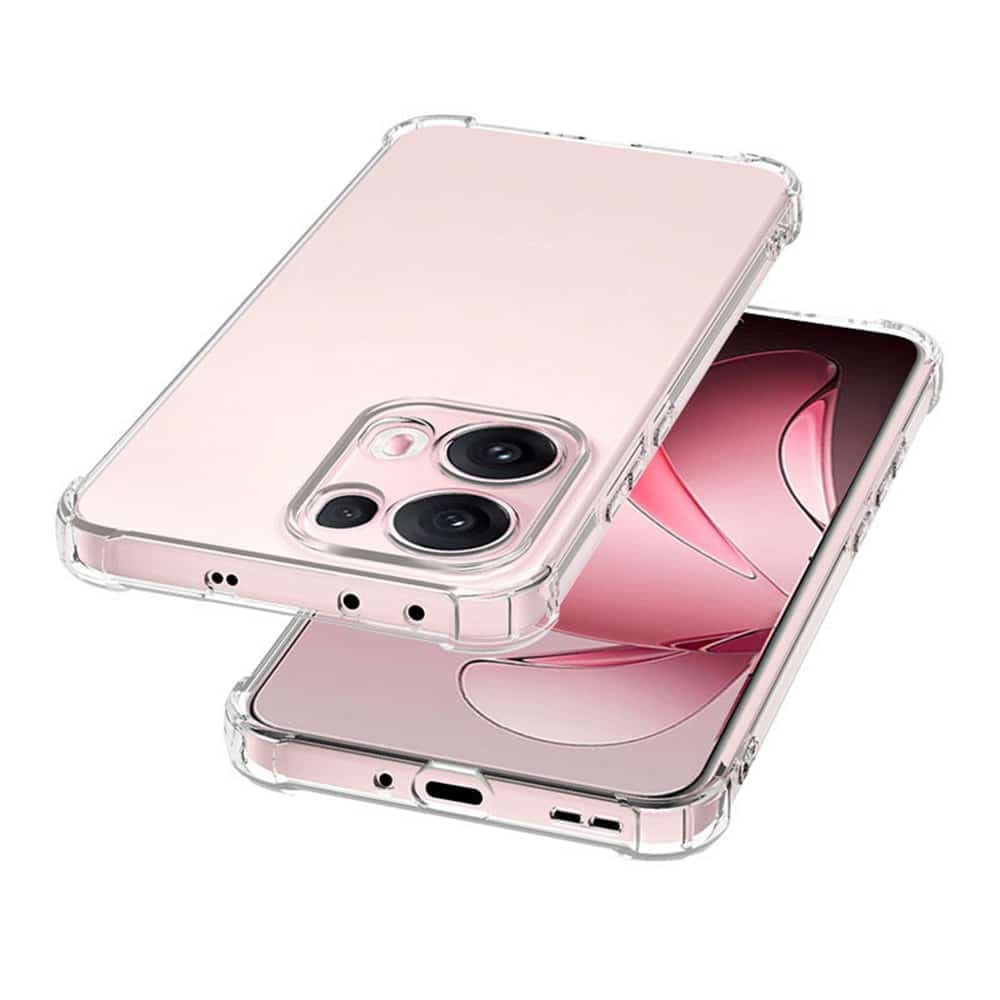 Techsuit Shockproof Clear Silicone - θήκη για Oppo Reno13 Pro - Διάφανο 2