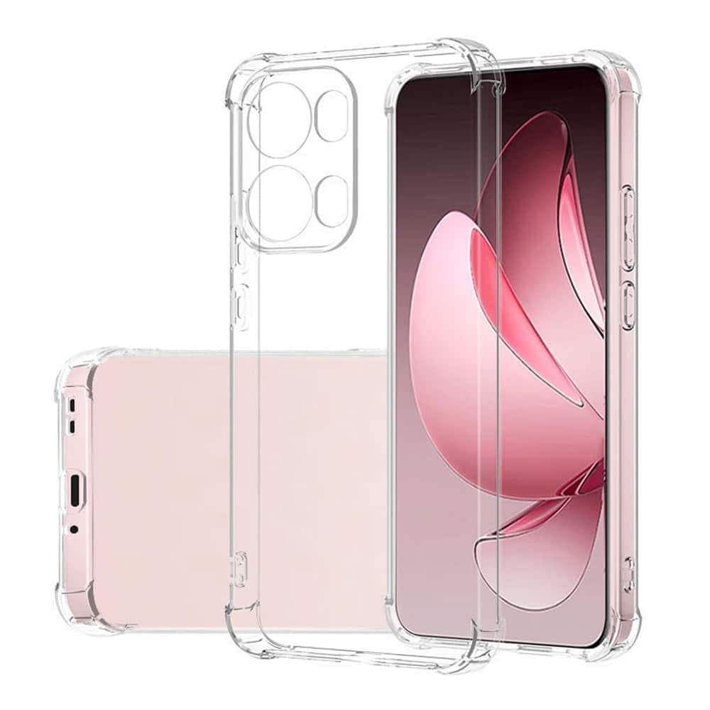 Techsuit Shockproof Clear Silicone - θήκη για Oppo Reno13 Pro - Διάφανο 3