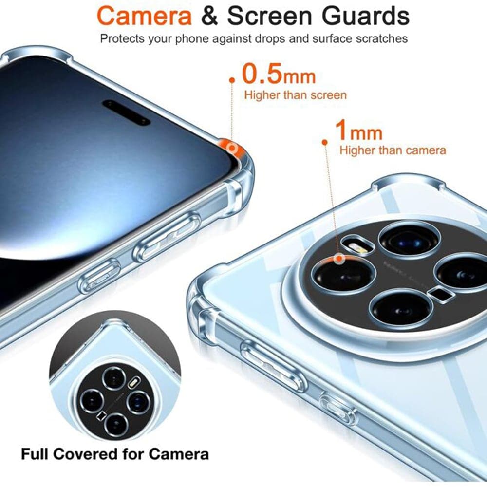Techsuit Shockproof Clear Silicone - θήκη για Honor Magic7 Pro - Διάφανο 3