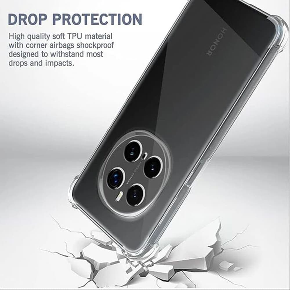 Techsuit Shockproof Clear Silicone - θήκη για Honor Magic7 Pro - Διάφανο 5
