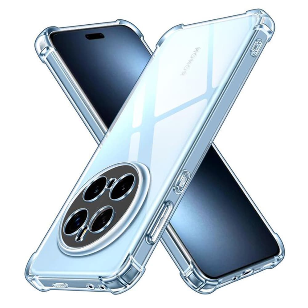 Techsuit Shockproof Clear Silicone - θήκη για Honor Magic7 Pro - Διάφανο