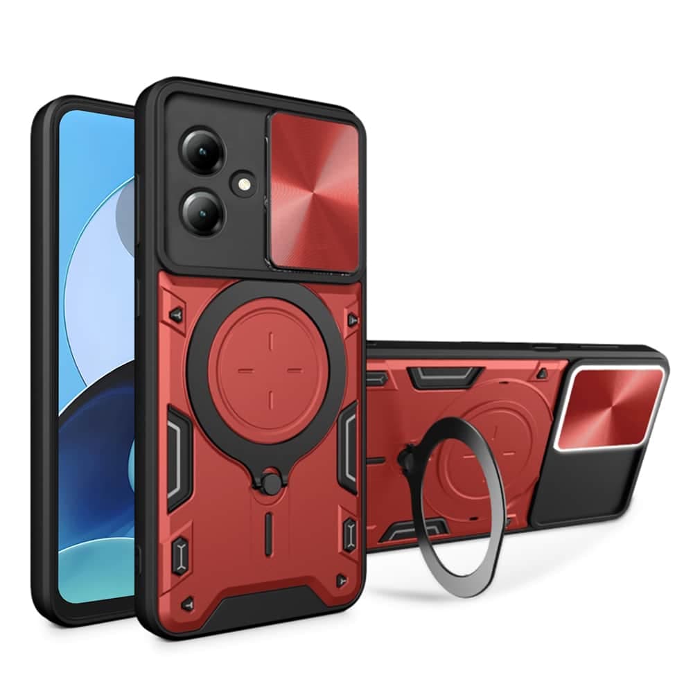Techsuit CamGuard Pro - θήκη για Motorola Moto G14 - Κόκκινο