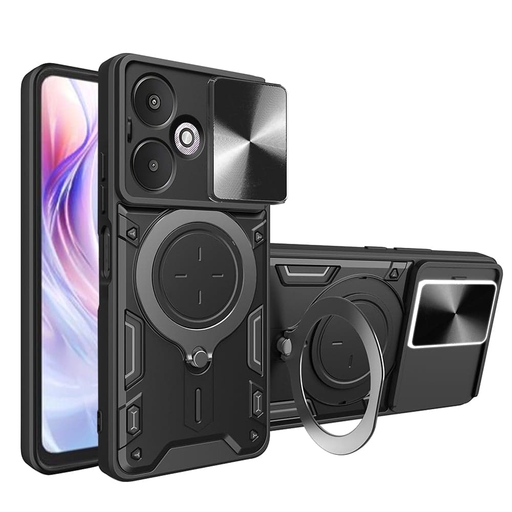 Techsuit CamGuard Pro - θήκη για Xiaomi Redmi 13C 5G - Μαύρο
