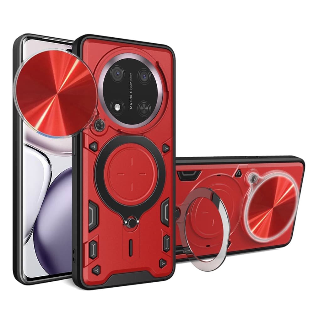Techsuit CamGuard Pro - θήκη για Honor Magic7 Lite / X9c - Κόκκινο