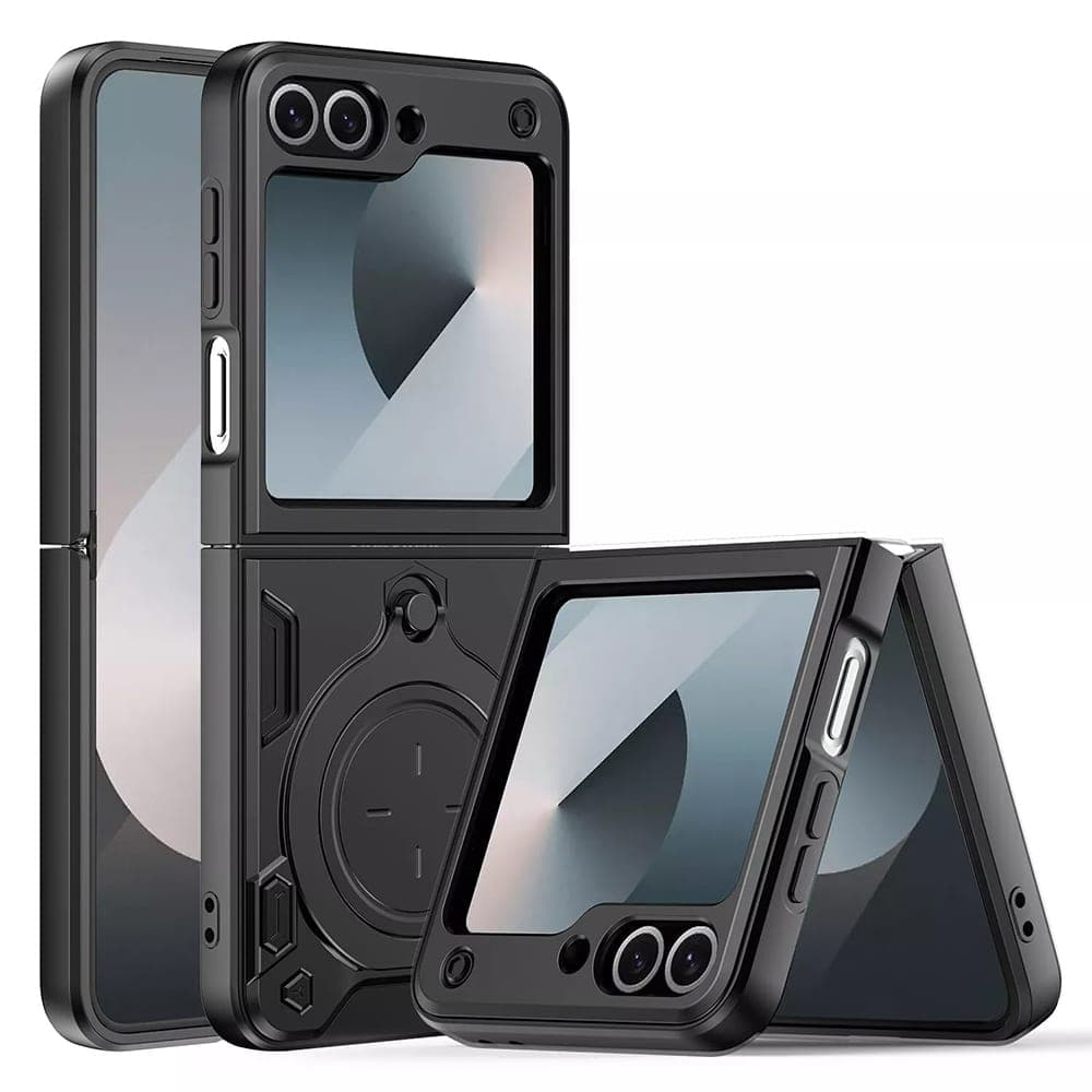 Techsuit CamGuard Pro - θήκη για Samsung Galaxy Z Flip6 / Flip7 FE - Μαύρο