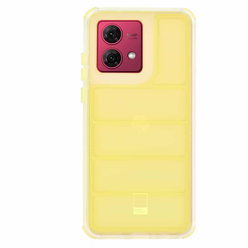 Techsuit Wave Shield - θήκη για Motorola Moto G84 - Κίτρινο 3