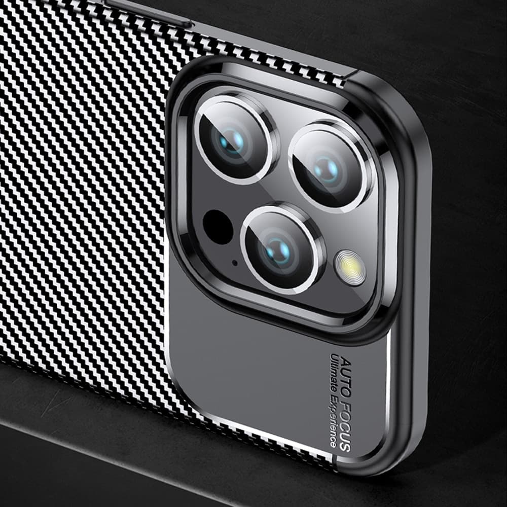 Techsuit CarbonFiber - θήκη για Oneplus 13R - Μαύρο 2