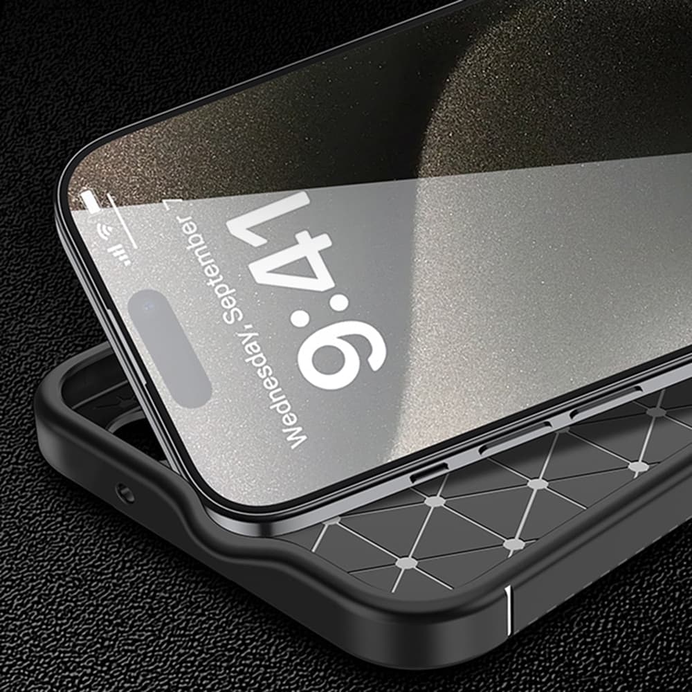 Techsuit CarbonFiber - θήκη για Oneplus 13R - Μαύρο 4