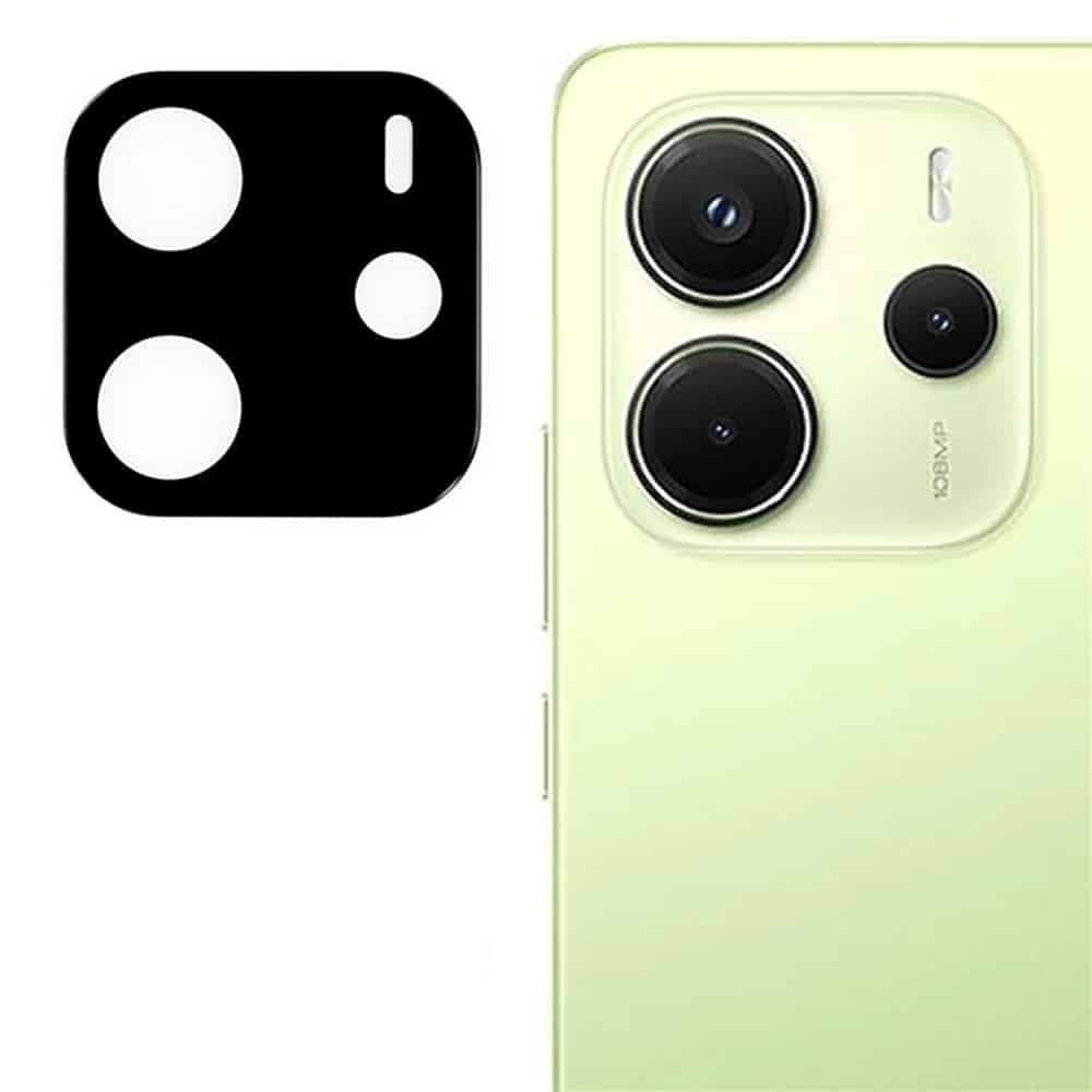 Techsuit - Full Camera Glass - Xiaomi Redmi Note 14 4G - Black
