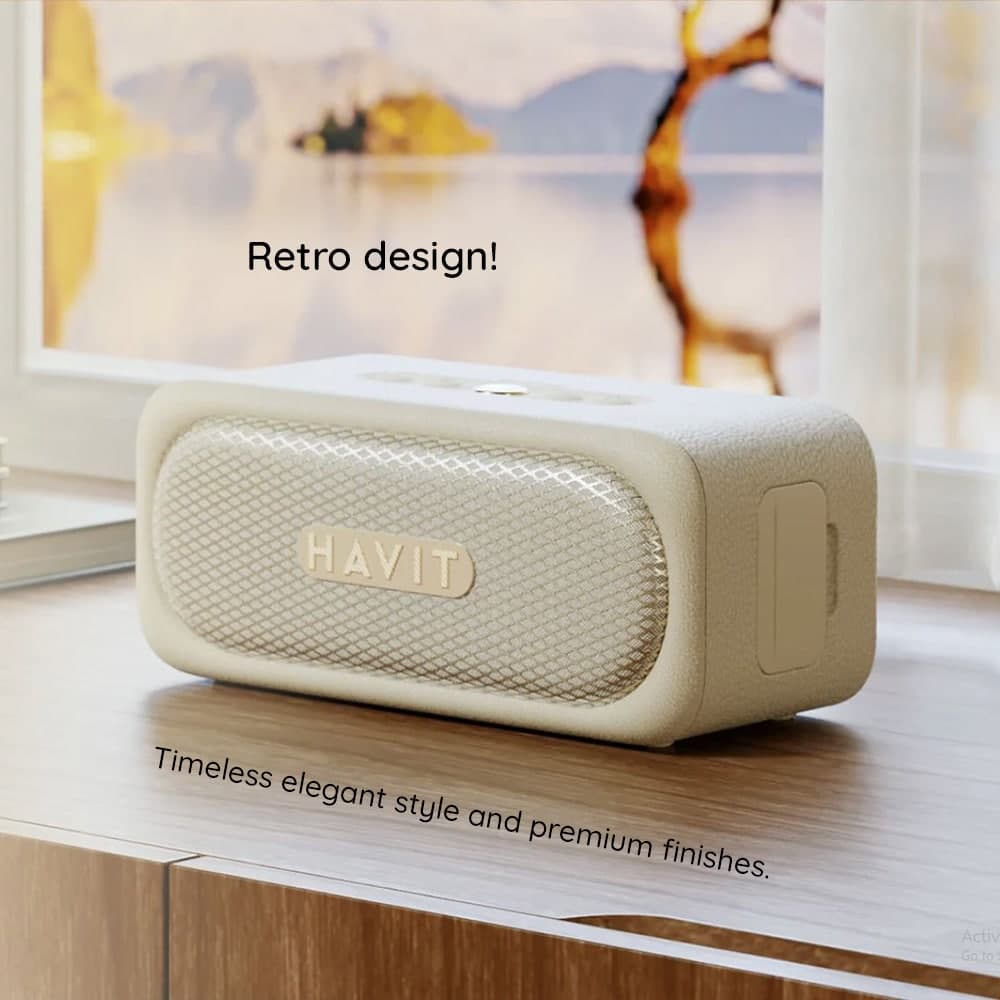 Havit - Wireless Speaker (sk905bt) - Type-C, Bluetooth 5.3, Tws, Tf, Aux, Hands-Free Call, Ipx7, 2000mah - Black 6