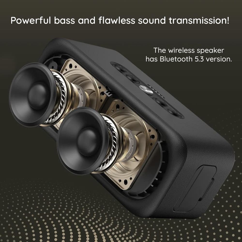 Havit - Wireless Speaker (sk905bt) - Type-C, Bluetooth 5.3, Tws, Tf, Aux, Hands-Free Call, Ipx7, 2000mah - Black 7