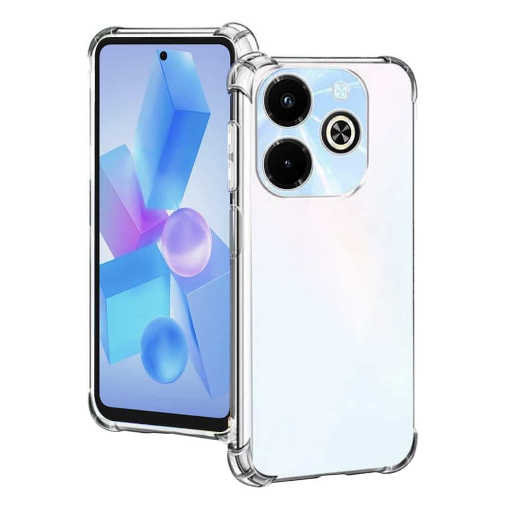 Techsuit Shockproof Clear Silicone - θήκη για Infinix Hot 40i - Διάφανο