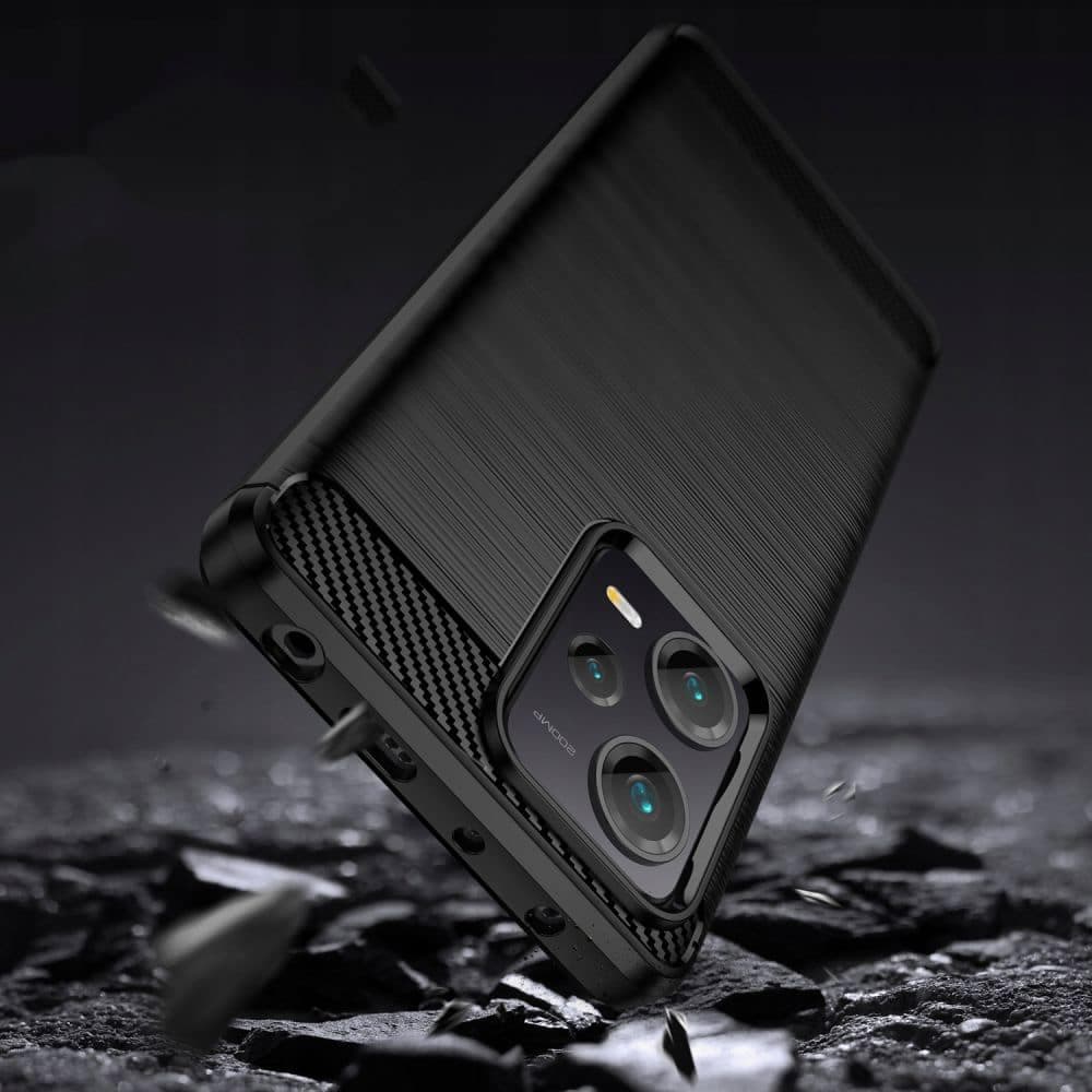 Techsuit Carbon Silicone - θήκη για Xiaomi Redmi Note 12 5G - Μαύρο 4