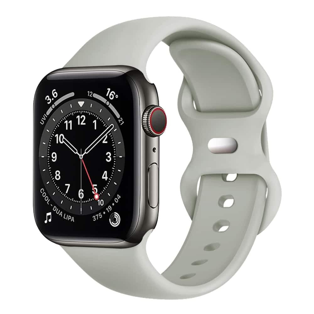 Techsuit - Watchband (W031) - Apple Watch 1/2/3/4/5/6/7/8/9/10/SE/SE 2 (38/40/41/42mm) - Gray