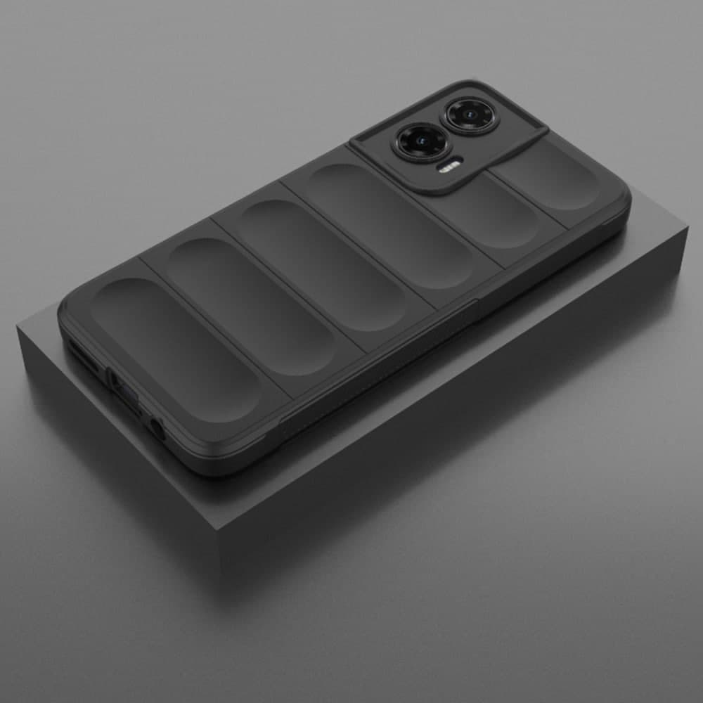 Techsuit Magic Shield - θήκη για Motorola Moto G35 - Μαύρο 5