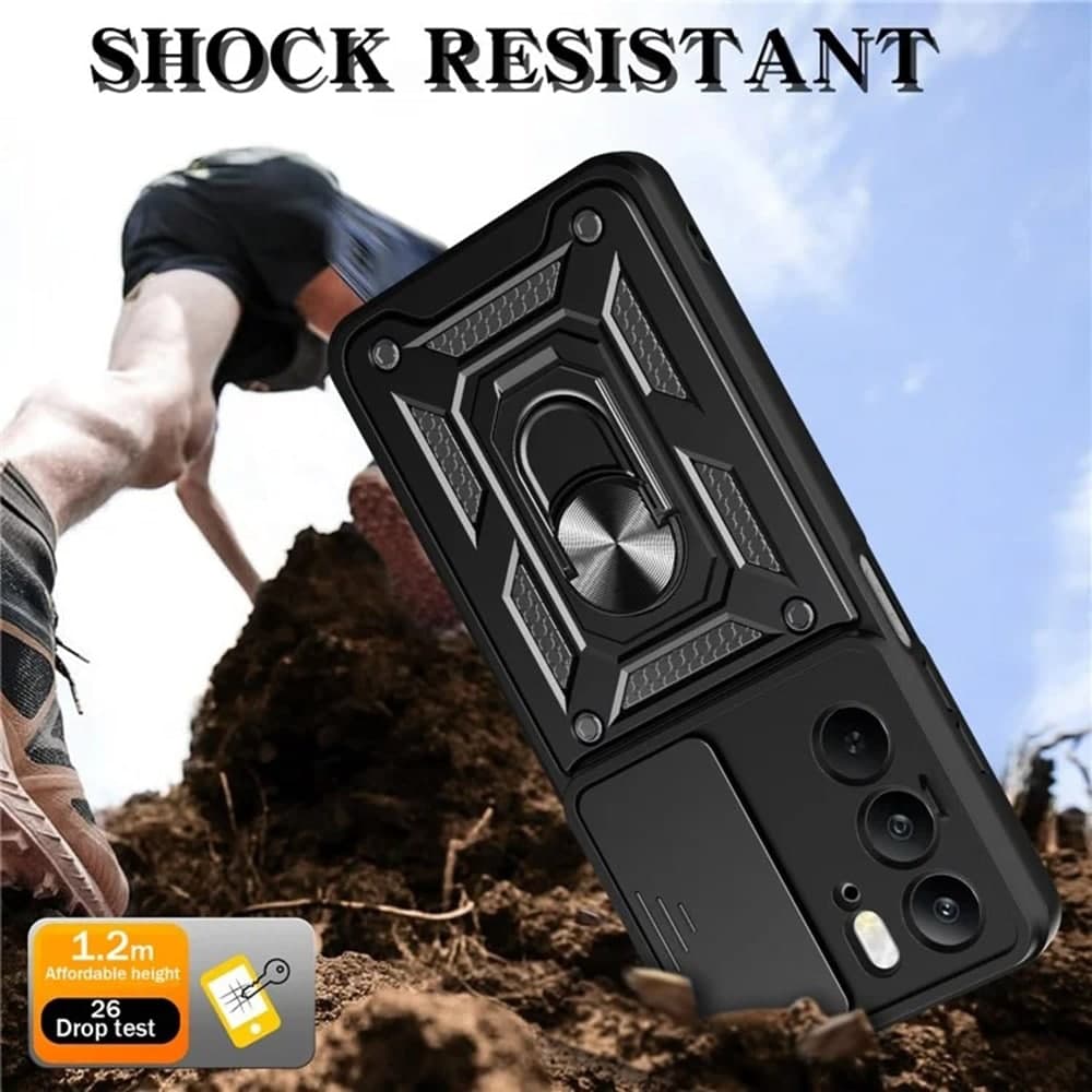 Techsuit CamShield Series - θήκη για Realme C75 / 14x - Μαύρο 4