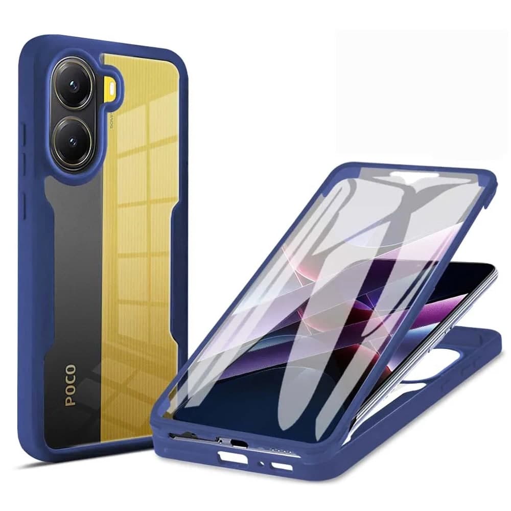 Techsuit ColorVerse 360 Series - θήκη για Xiaomi Poco X7 Pro - Διάφανο