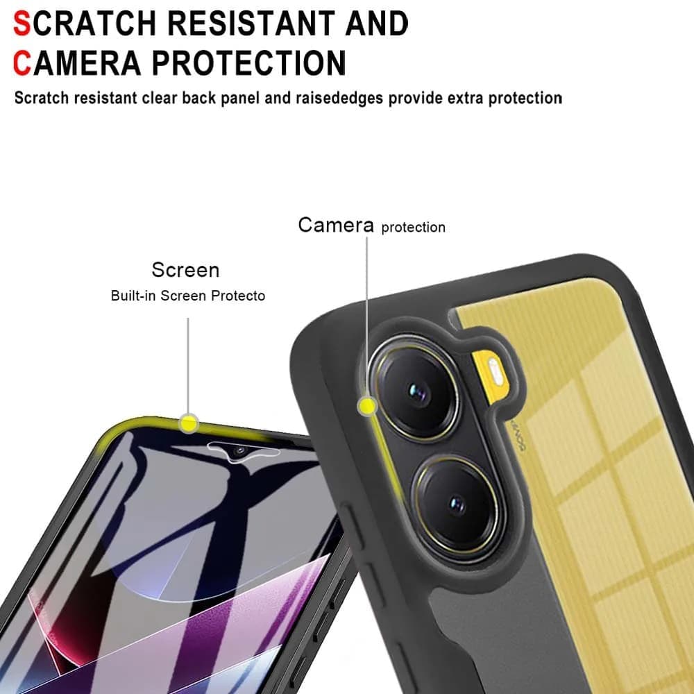Techsuit ColorVerse 360 Series - θήκη για Xiaomi Poco X7 Pro - Διάφανο 5
