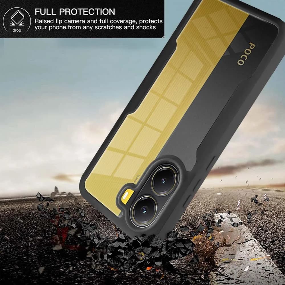 Techsuit ColorVerse 360 Series - θήκη για Xiaomi Poco X7 Pro - Διάφανο 4