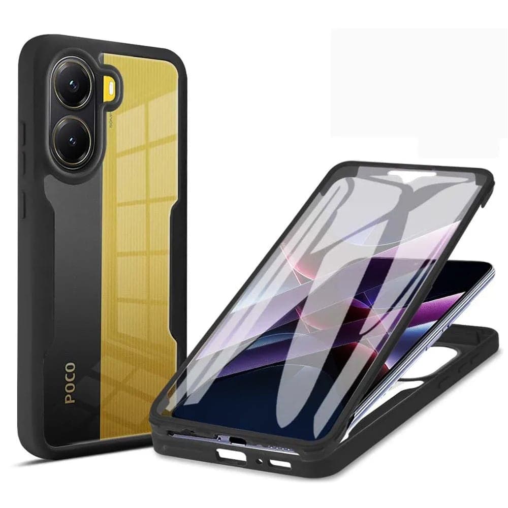 Techsuit ColorVerse 360 Series - θήκη για Xiaomi Poco X7 Pro - Μαύρο