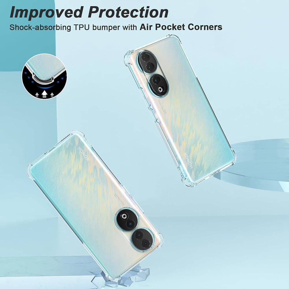 Techsuit Shockproof Clear Silicone - θήκη για Realme C75 - Διάφανο 3