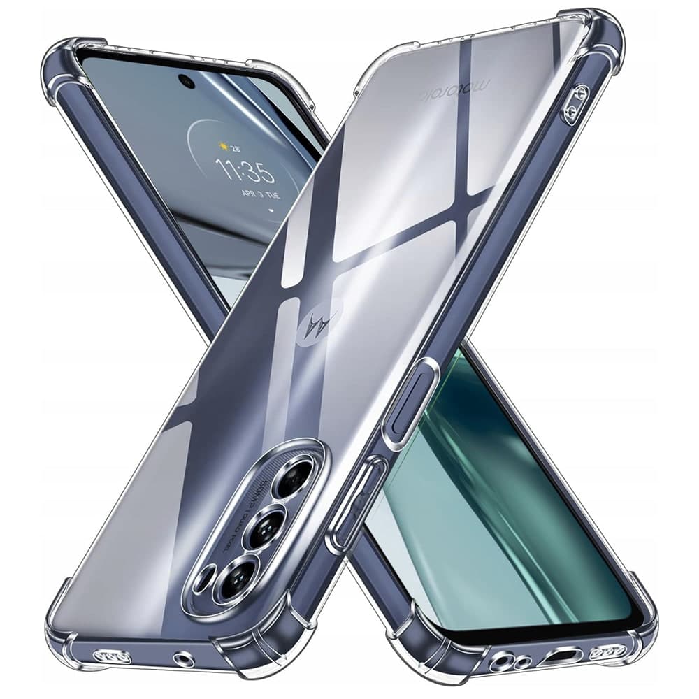 Techsuit Shockproof Clear Silicone - θήκη για Motorola Moto G62 5G - Διάφανο
