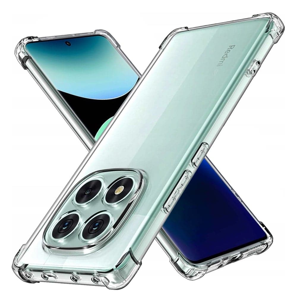 Techsuit Shockproof Clear Silicone - θήκη για Xiaomi Redmi Note 14 Pro 5G - Διάφανο