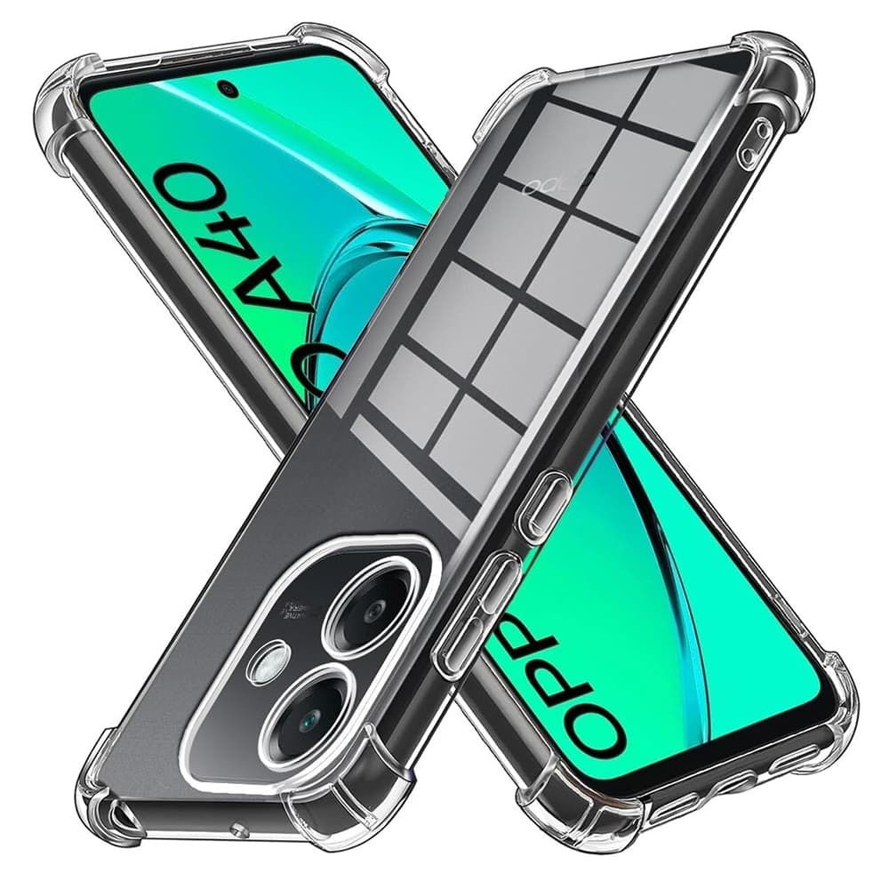 Techsuit Shockproof Clear Silicone - θήκη για Oppo A40 4G - Διάφανο
