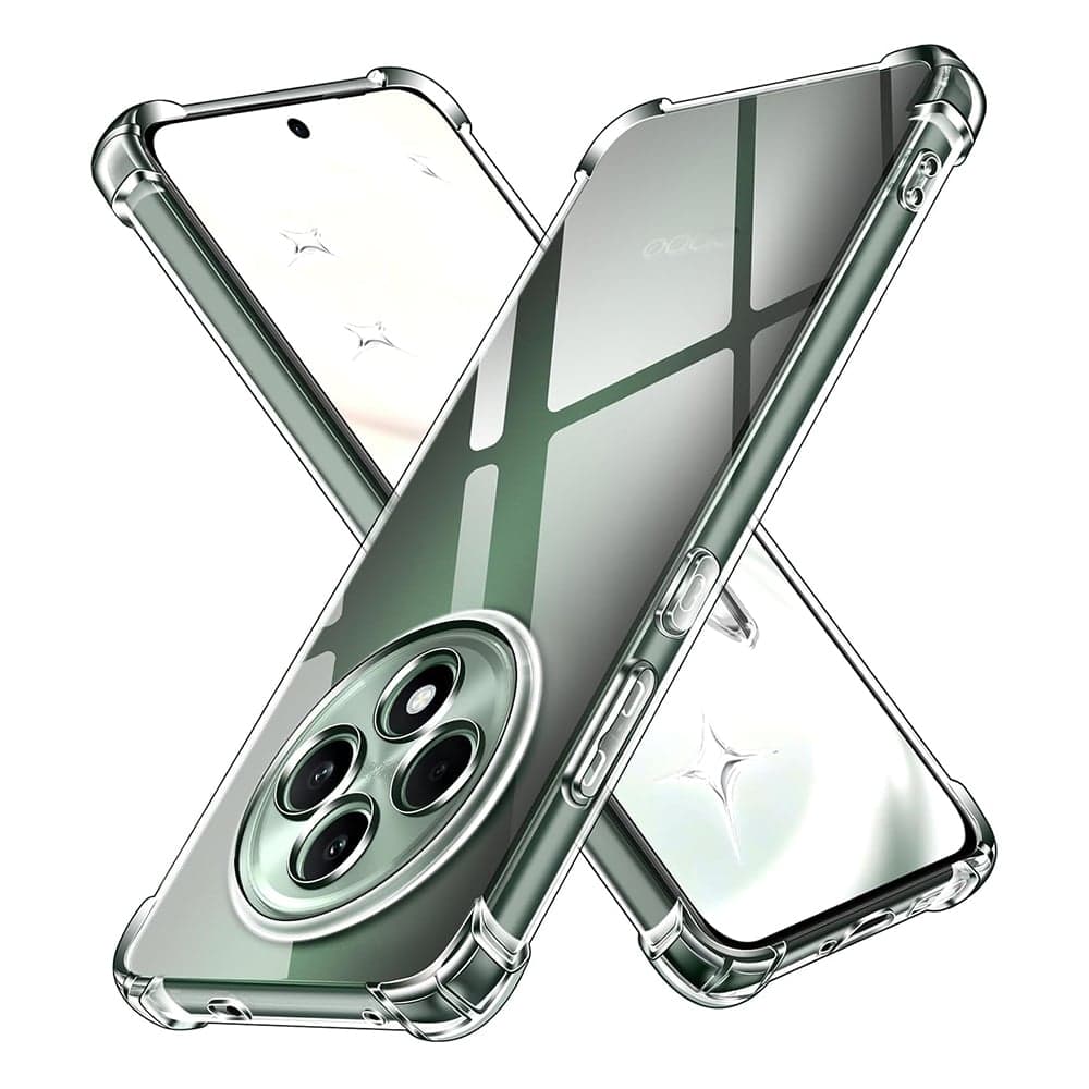 Techsuit Shockproof Clear Silicone - θήκη για Oppo Reno12 F 4G - Διάφανο