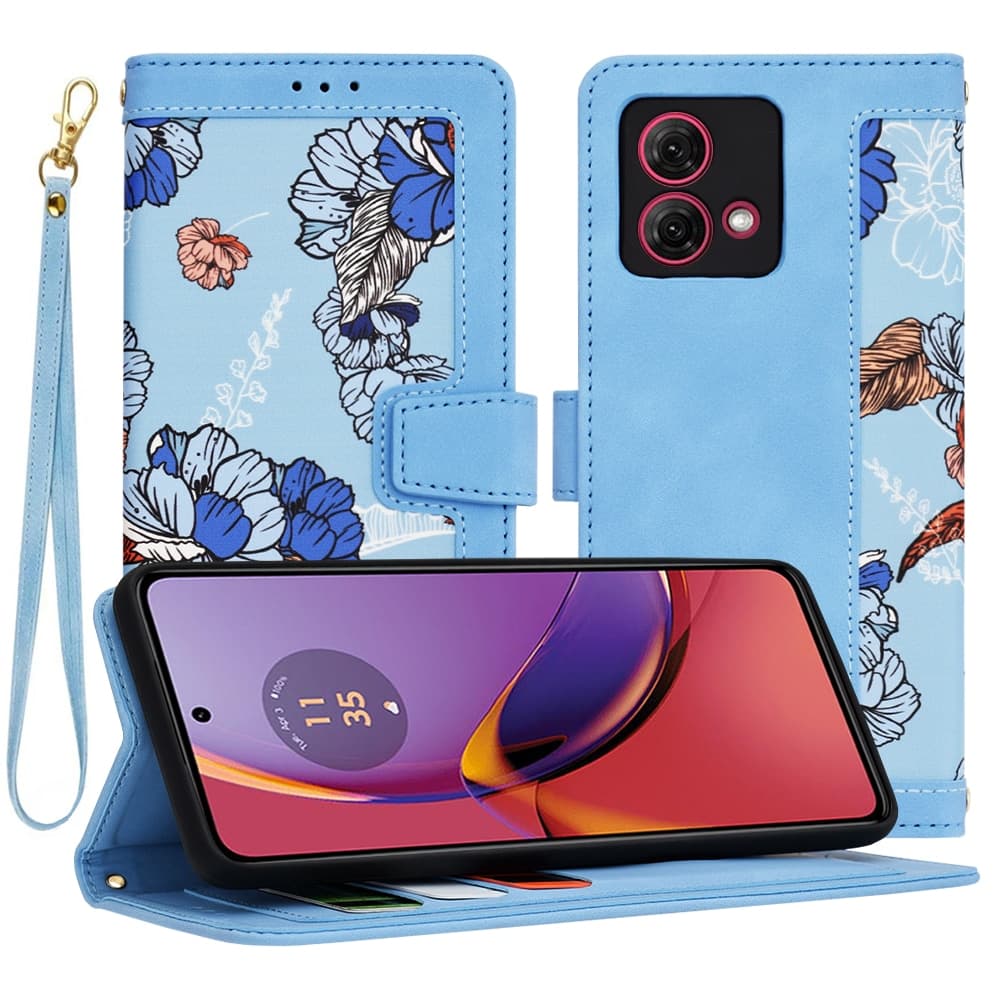 Techsuit FlipCraft - θήκη για Motorola Moto G84 - Πολύχρωμο