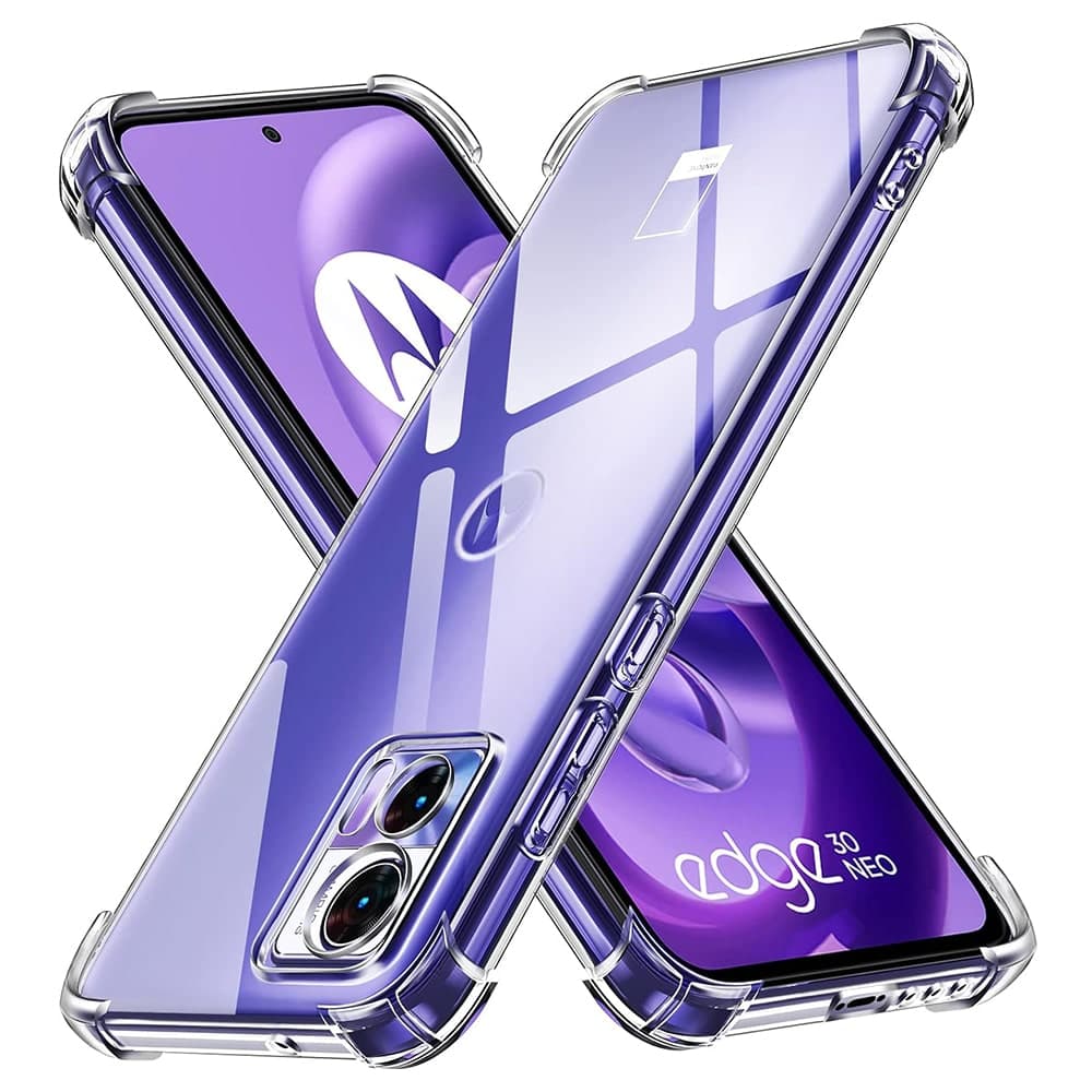 Techsuit Shockproof Clear Silicone - Motorola Edge 30 Neo - Διάφανο