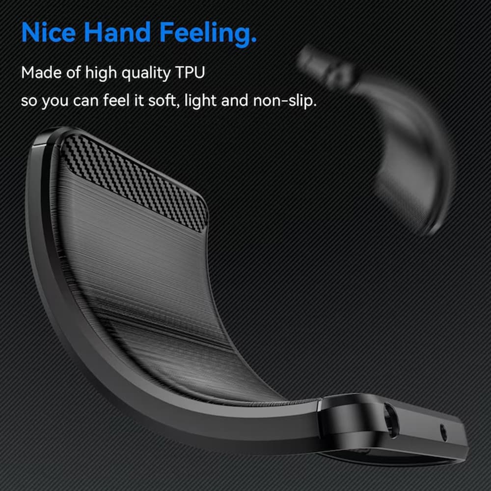 Techsuit Carbon Silicone - θήκη για Motorola Edge 50 Neo / ThinkPhone 25 - Μαύρο 4